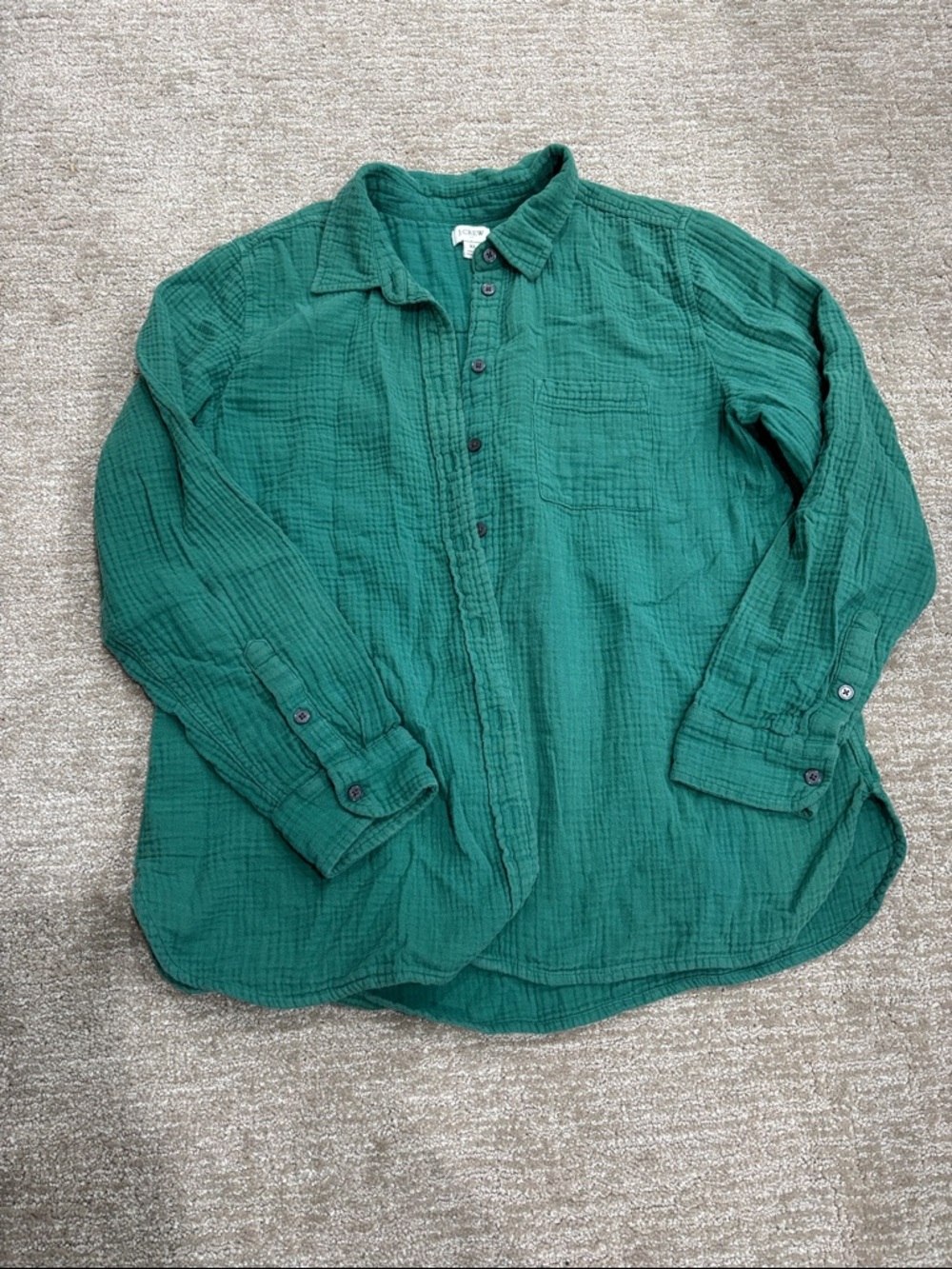 J. Crew Double Gauze Button-Down Shirt